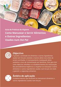 Guia de Práticas de Higiene - Como Manusear e Servir Alimentos e Outros Ingredientes Usados num Hot Pot
