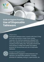 Guide on Hygiene Practices - Use of Disposable Tableware