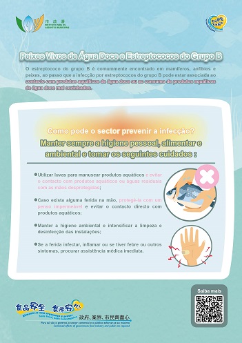 Peixes Vivos de Água Doce e Estreptococos do Grupo B (Para o Sector Alimentar)