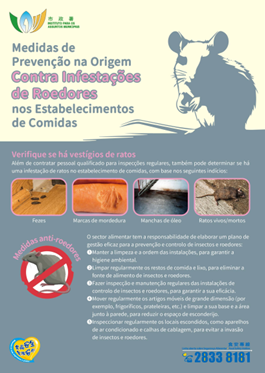 Medidas de Prevenção na Origem Contra Infestações de Roedores nos Estabelecimentos de Comidas
