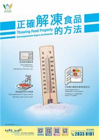 正確解凍食品的方法 (海報)