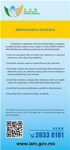 Food Safety Law - Administrative Violations