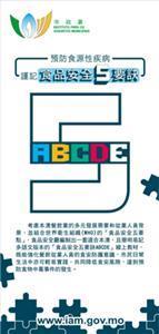 食品安全5要訣 (ABCDE) 