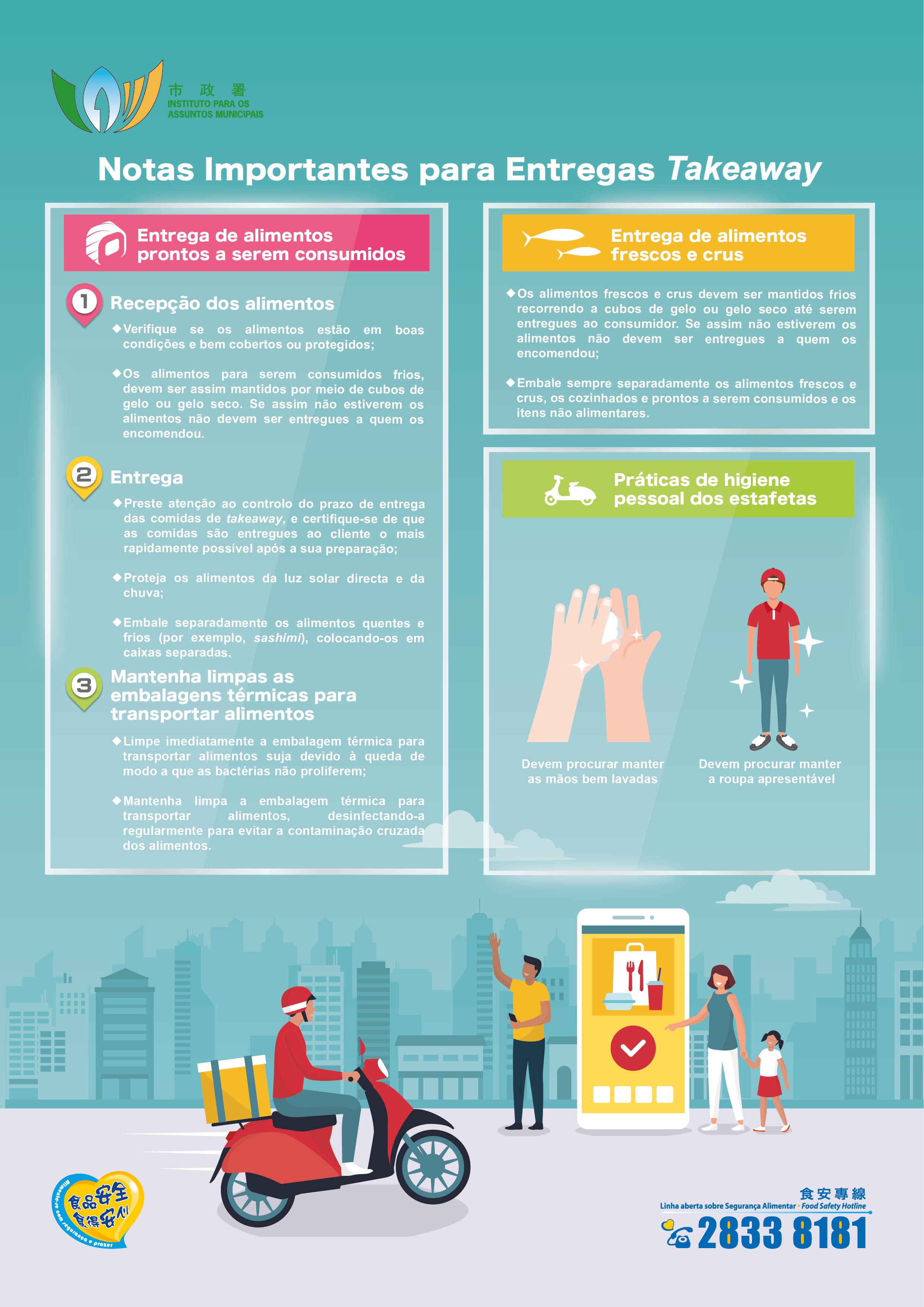 Notas Importantes para Entregas Takeaway