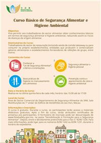 Curso Básico de Segurança Alimentar e Higiene Ambiental