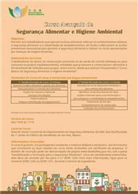 Curso Avançado de Segurança Alimentar e Higiene Ambiental
