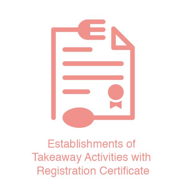 Establishments of Takeaway Activities with Registration Certificate
