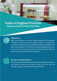 Guide on Hygiene Practices - Display and Sale of Food in the Street