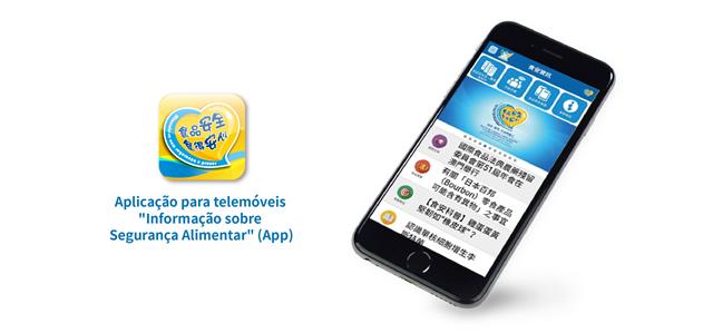 Aplicação para telemóveis "Informação sobre Segurança Alimentar" (App)
